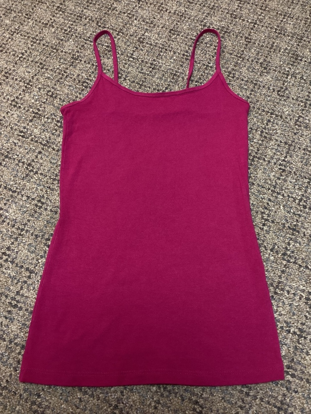 Forever 21 Raspberry Magenta Pink Spaghetti Strap Camisole Tank Top Size Small